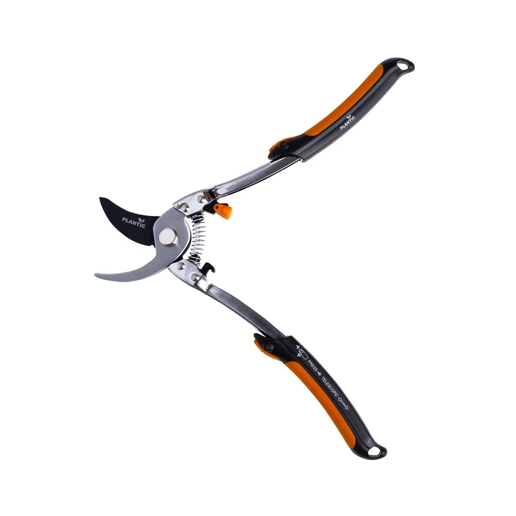 Секатор плоскостной Plantic Pro86 35386-01 телескопический, 20 мм, углеродистая сталь, 223 мм