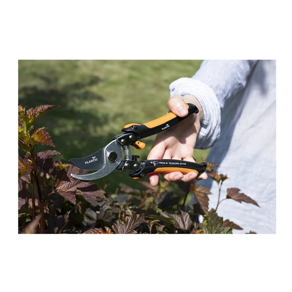 Секатор плоскостной Plantic Pro86 35386-01 телескопический, 20 мм, углеродистая сталь, 223 мм