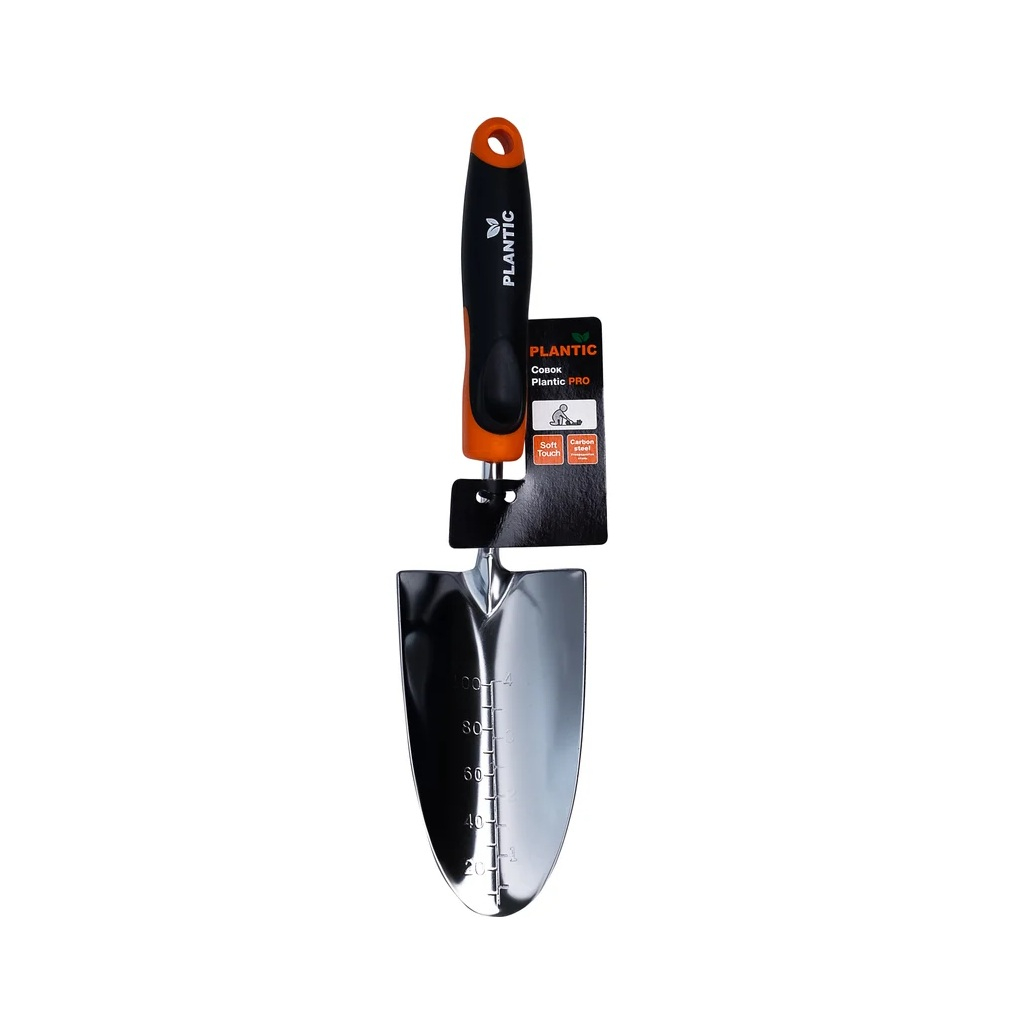 Совок Plantic Pro 36381-01 нескладной, углеродистая сталь, 350 мм