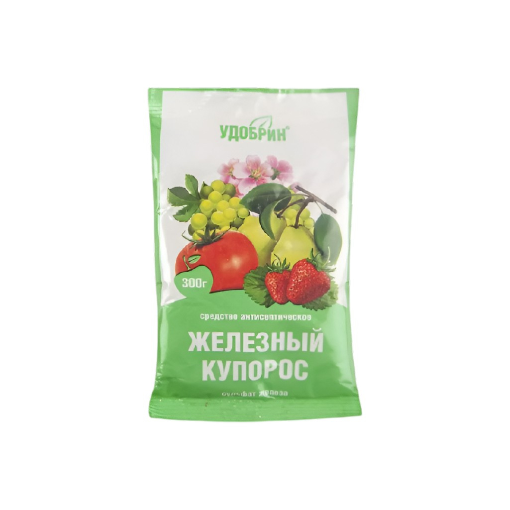 Удобрение Железный купорос  Удобрин, антисептик для защиты от плесени и гнили, 300 гр