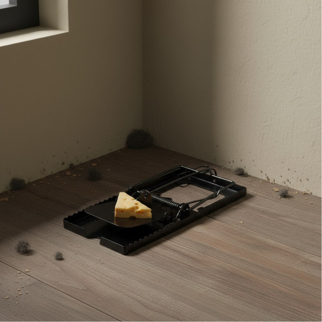 Крысоловка Sparta, усиленная, для мышей и крыс, черная, в упаковке 2 штуки