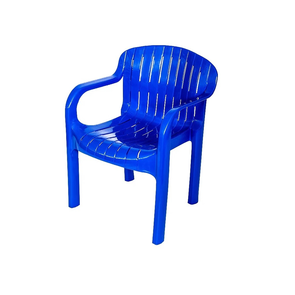 Кресло Стандарт Пластик Летнее, 110-0005, 48х61х81 мм, пластиковое, цвет синий