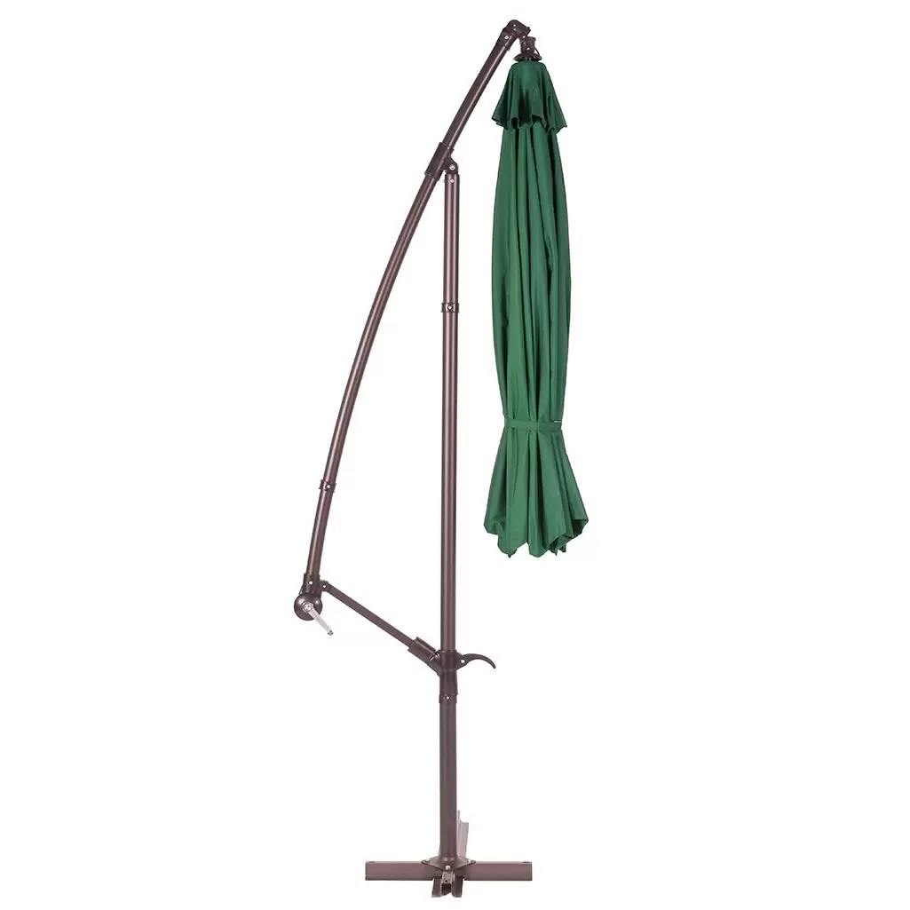 Зонт садовый C080015, с регулировкой наклона, зеленый, 2500х3000х3000 мм, полиэстер, металл 