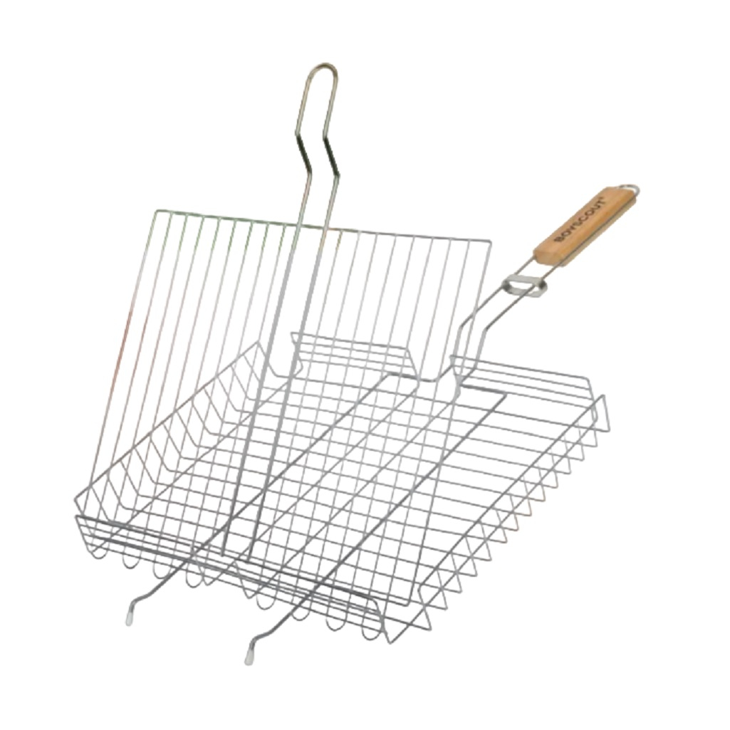 Решетка-гриль Boyscout, облегченная для туризма, 4х28х38 см