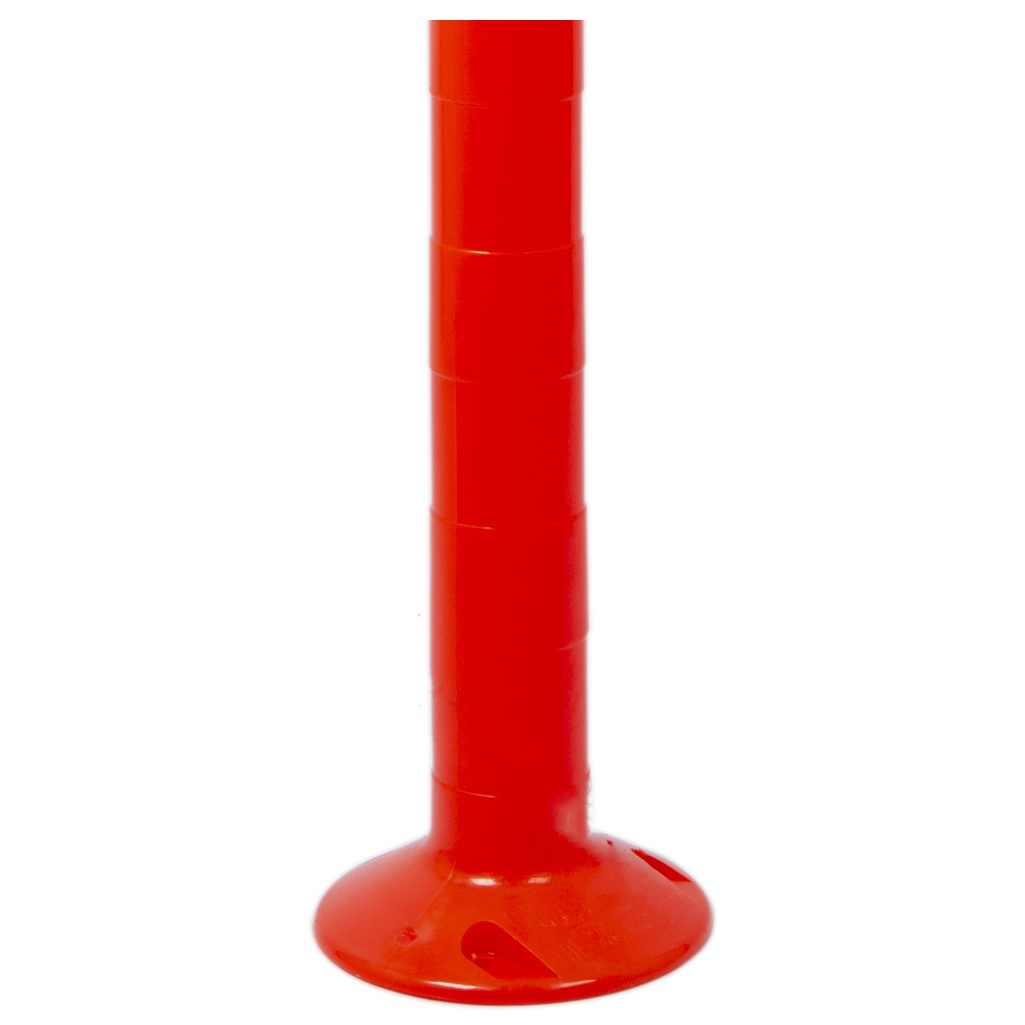 Столбик сигнальный ССУ, упругий, полимерный пластик, оранжевый, 1000 мм