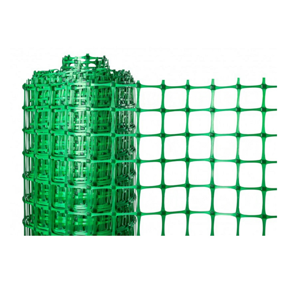 Решетка садовая 00-00000414, ячейка 45х45 мм, заборная, пластик, зеленая, 1 м.п.