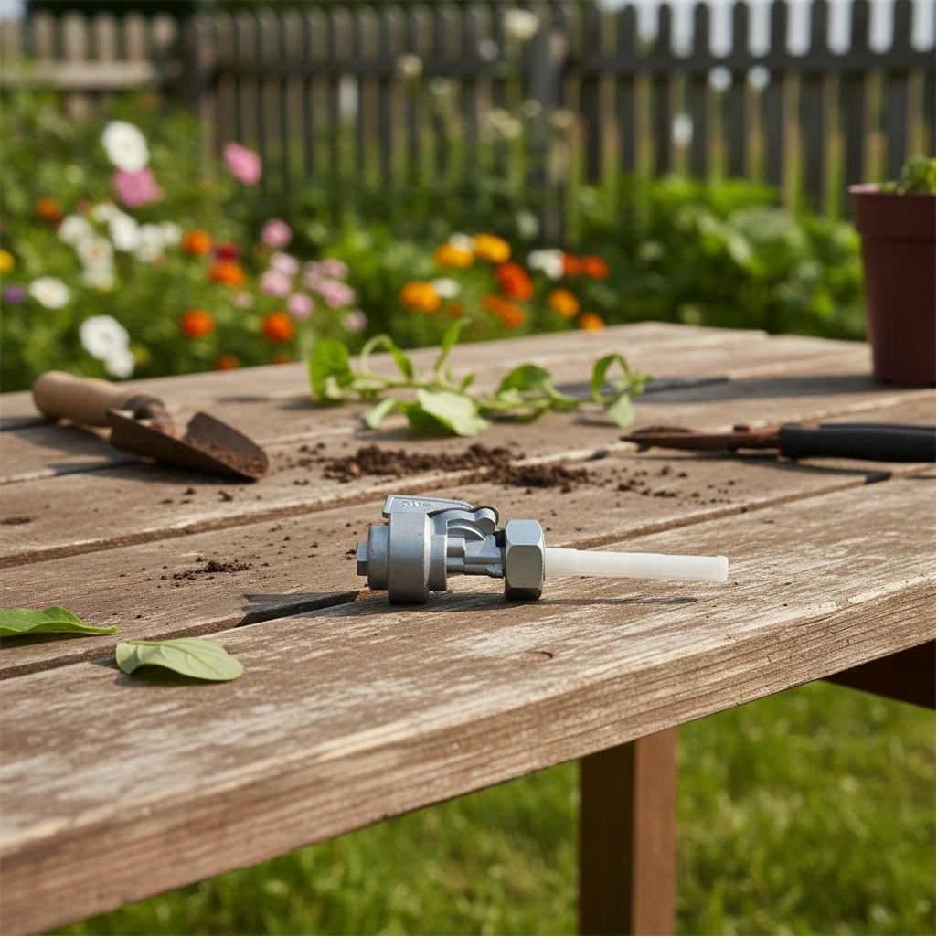 Кран топливный для генератора, для работы на 4-х тактных двигателях