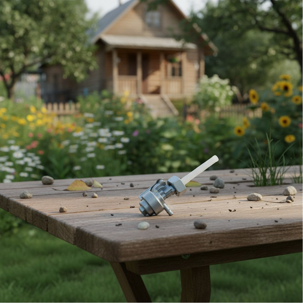 Кран топливный для генератора, для работы на 4-х тактных двигателях