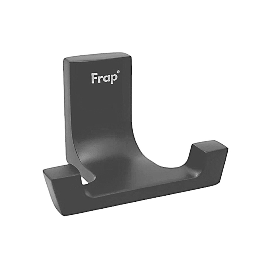 Крючок двойной Frap F30605-29 для ванной комнаты, нержавеющая сталь, оружейная сталь