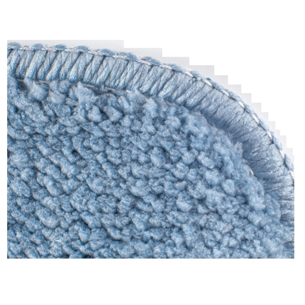 Набор ковриков для ванной Iddis PSET04MI13, микрофибра, голубой, 650х450 мм, 450х450 мм