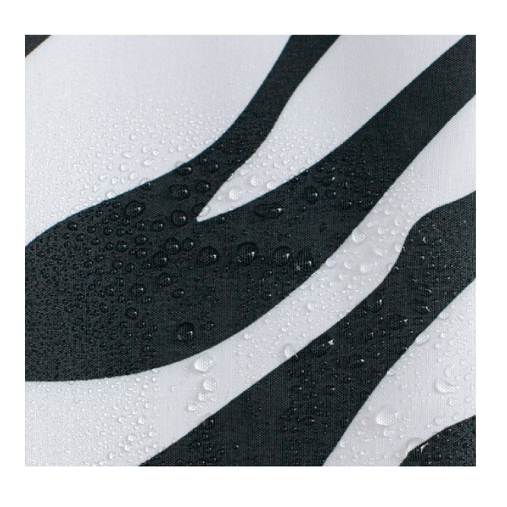 Штора для ванной IDDIS BB03P18I11, полиэстер, 1800х2000 мм, черно-белый