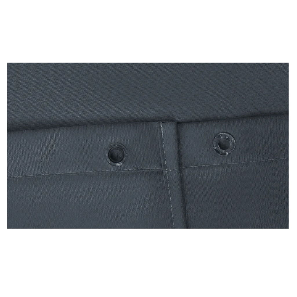 Штора для ванной IDDIS BL01P24i11, полиэстер, 2000x2400 мм, серый