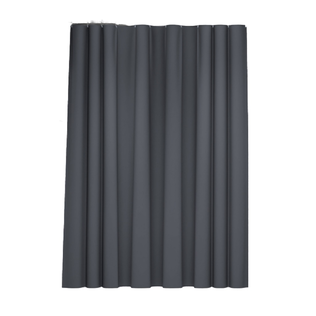 Штора для ванной IDDIS P03PE18I11, полиэтилен, 1800х2000 мм, темно-серый