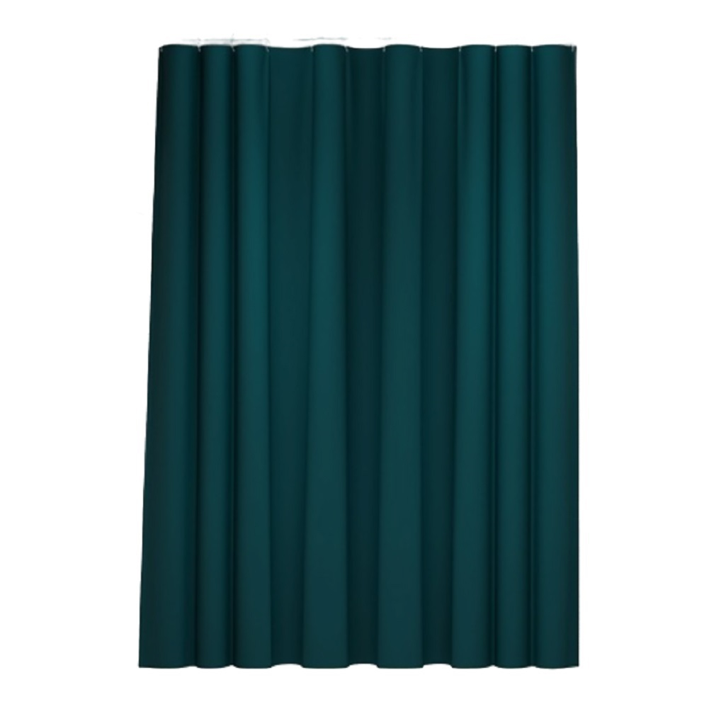 Штора для ванной IDDIS P04PE18I11, полиэтилен, 1800х2000 мм, зеленый