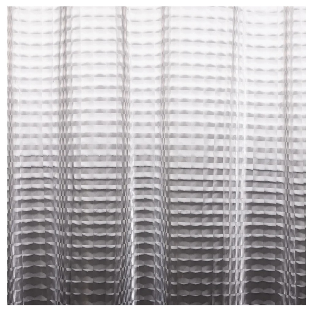 Штора для ванной Eva Рыжий Кот SC-EV-05, 3D эффект Калейдоскоп, 1800х2000 мм, прозрачный