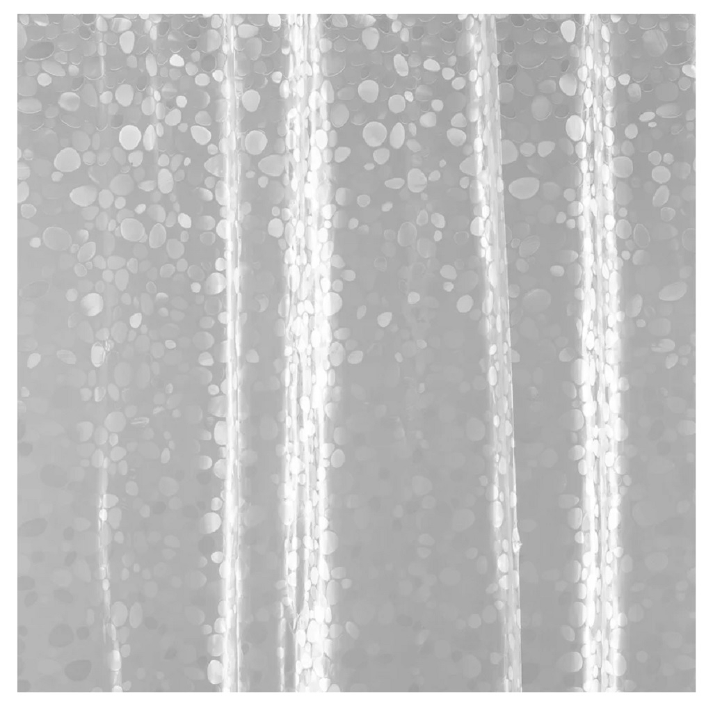 Штора для ванной Eva Рыжий Кот SC-EV-02, 3D эффект Сияние, 1800х2000 мм, прозрачный