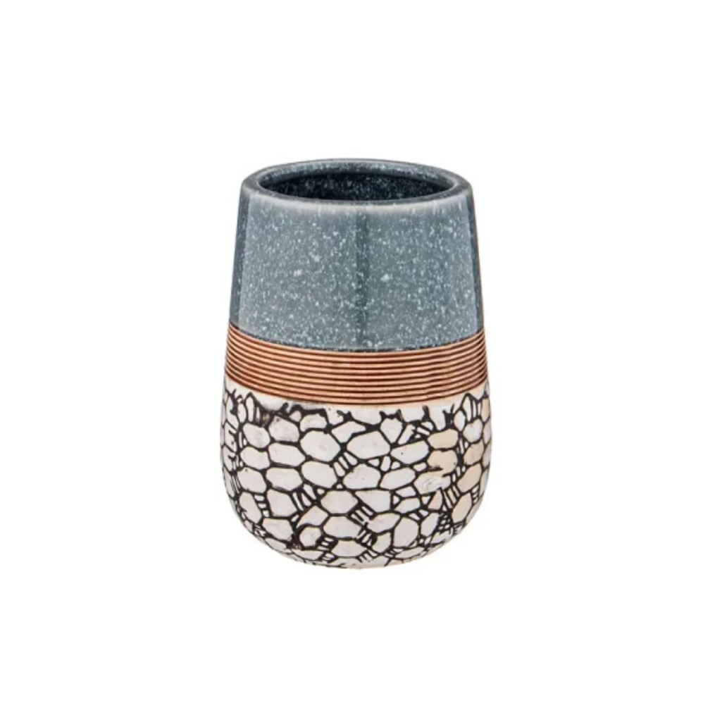 Стакан подставка для ванной Lefard 755-1021, тонкая керамика