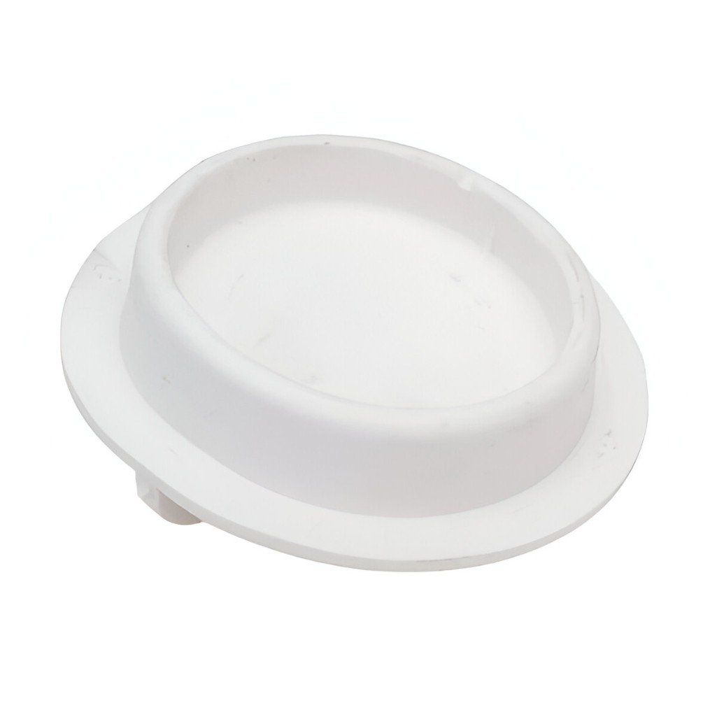 Пробка Masterprof для ванн и раковин, диаметр сливного отверстия 43 мм, с цепочкой 450 мм, белая