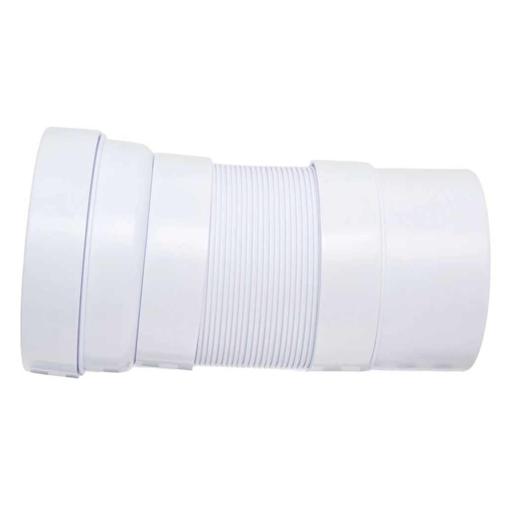 Труба гофрированная McAlpine WC-F23P для выпуска унитаза, 230-440 мм, диаметр 110 мм, белая