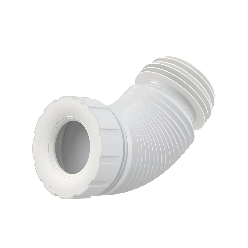 Труба гофрированная Alca Plast A97SN для выпуска унитаза, 230-530 мм, диаметр 110 мм, белая