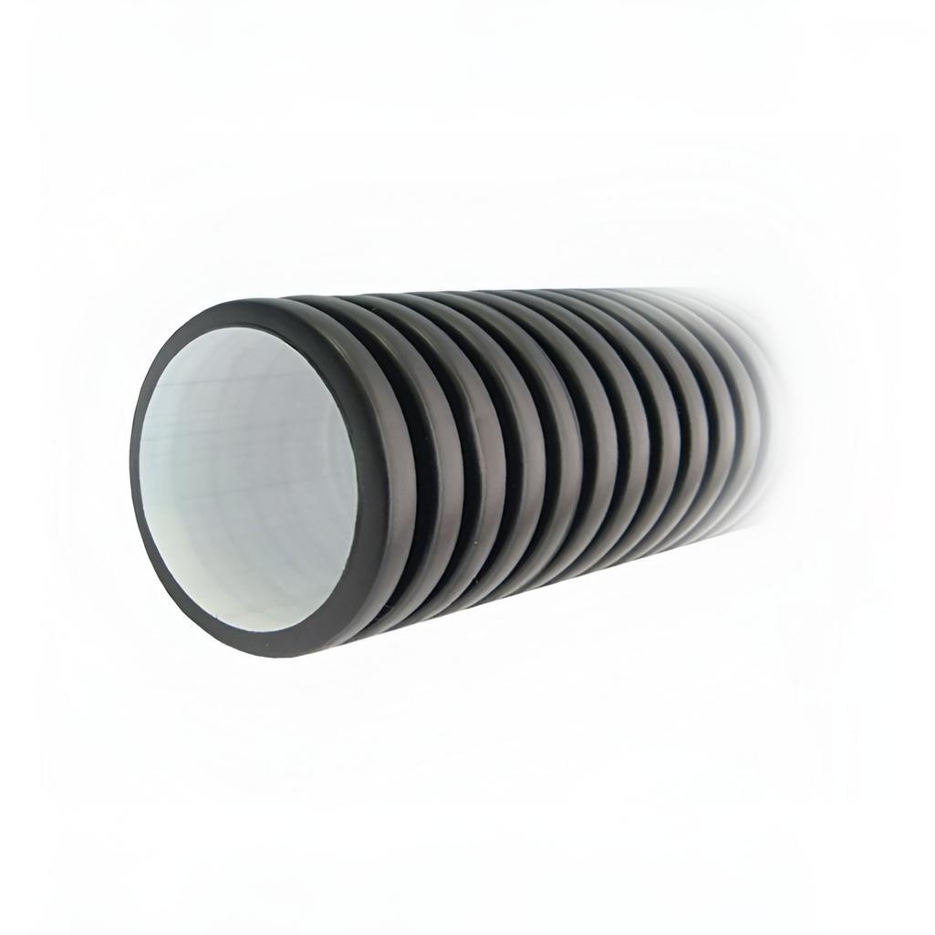 Труба гофрированная корсис, канализационная, диаметр 400 мм, черная