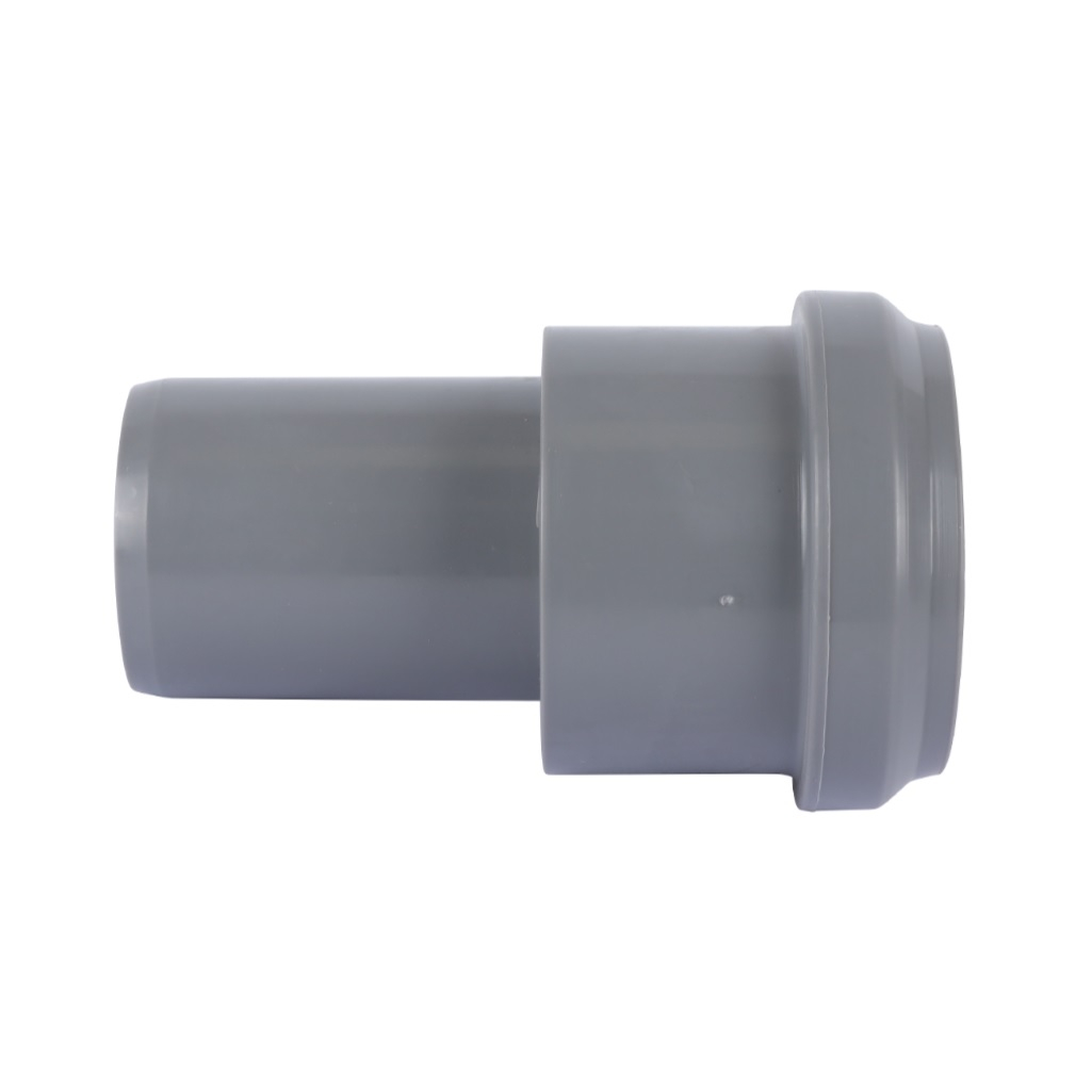 Переход эксцентрический Sinikon 700033, диаметр 40х50 мм, обратный, полипропилен, серый