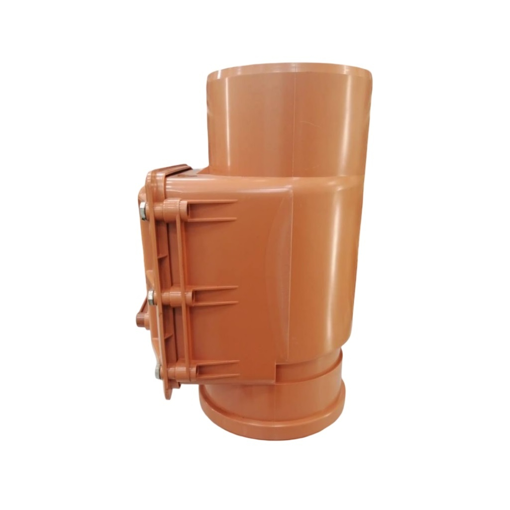 Клапан обратный канализационный Pestan D060-00039, диаметр 200 мм, оранжевый