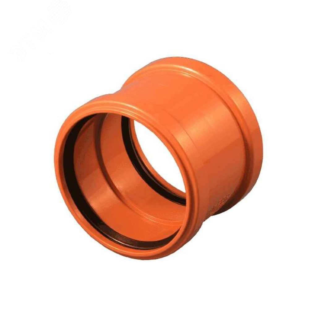 Муфта канализационная Valfex 30106160 диаметр 160 мм, полипропилен, оранжевая