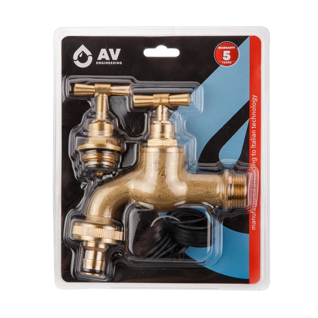 Кран водоразборный AV Engineering AVE169034 НР 3/4