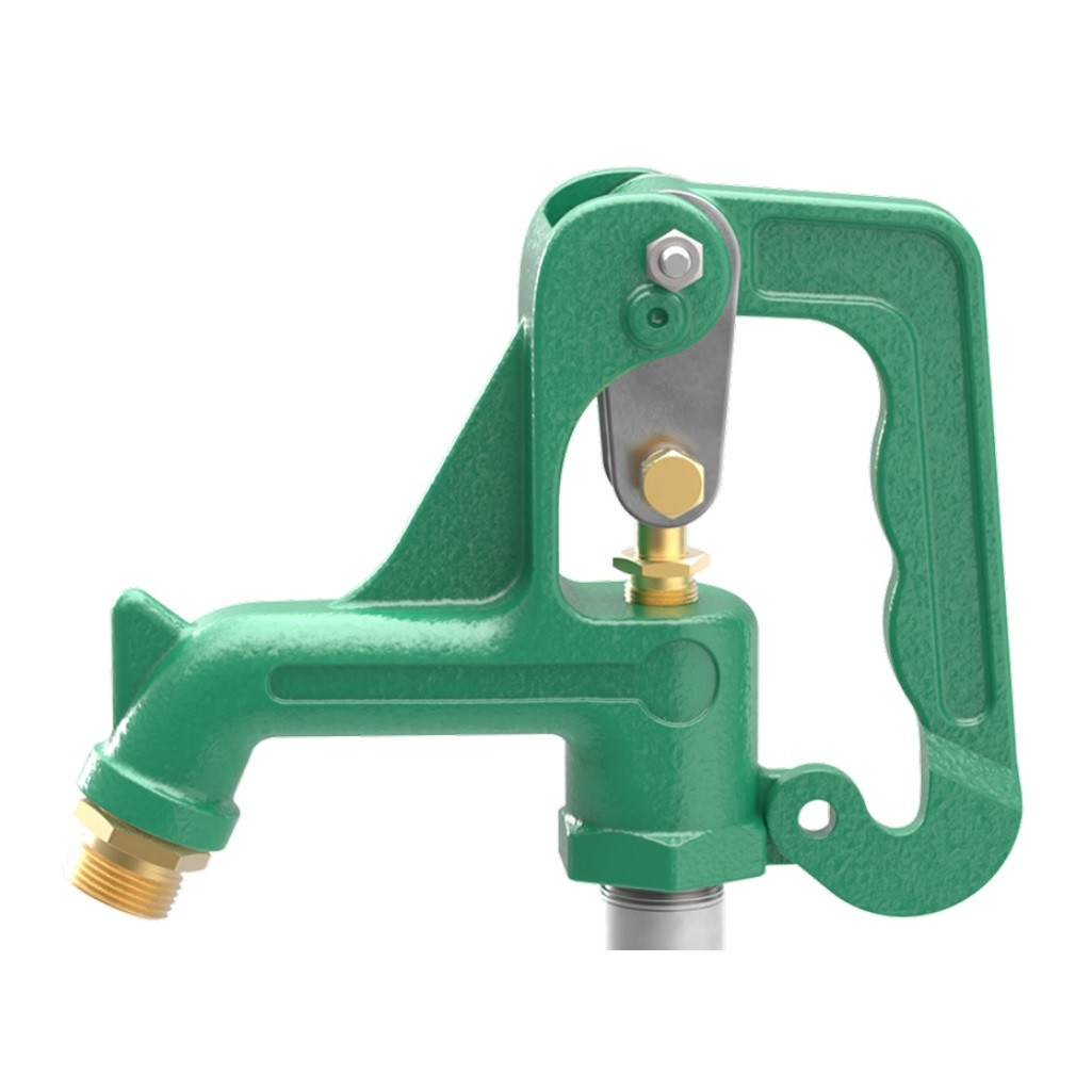 Гидрант незамерзающий Vodos YE-190 VS00331, 3/4ʺ, высота 1900 мм, оцинкованная сталь, обратный клапан из латуни