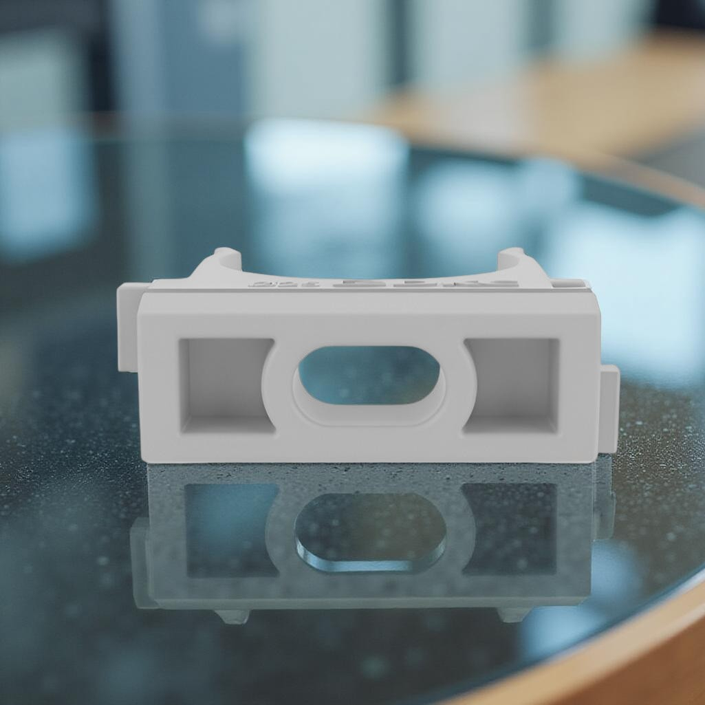 Клипса крепеж Iek CFC25 d-25 25 мм, держатель хомутный для труб, серый