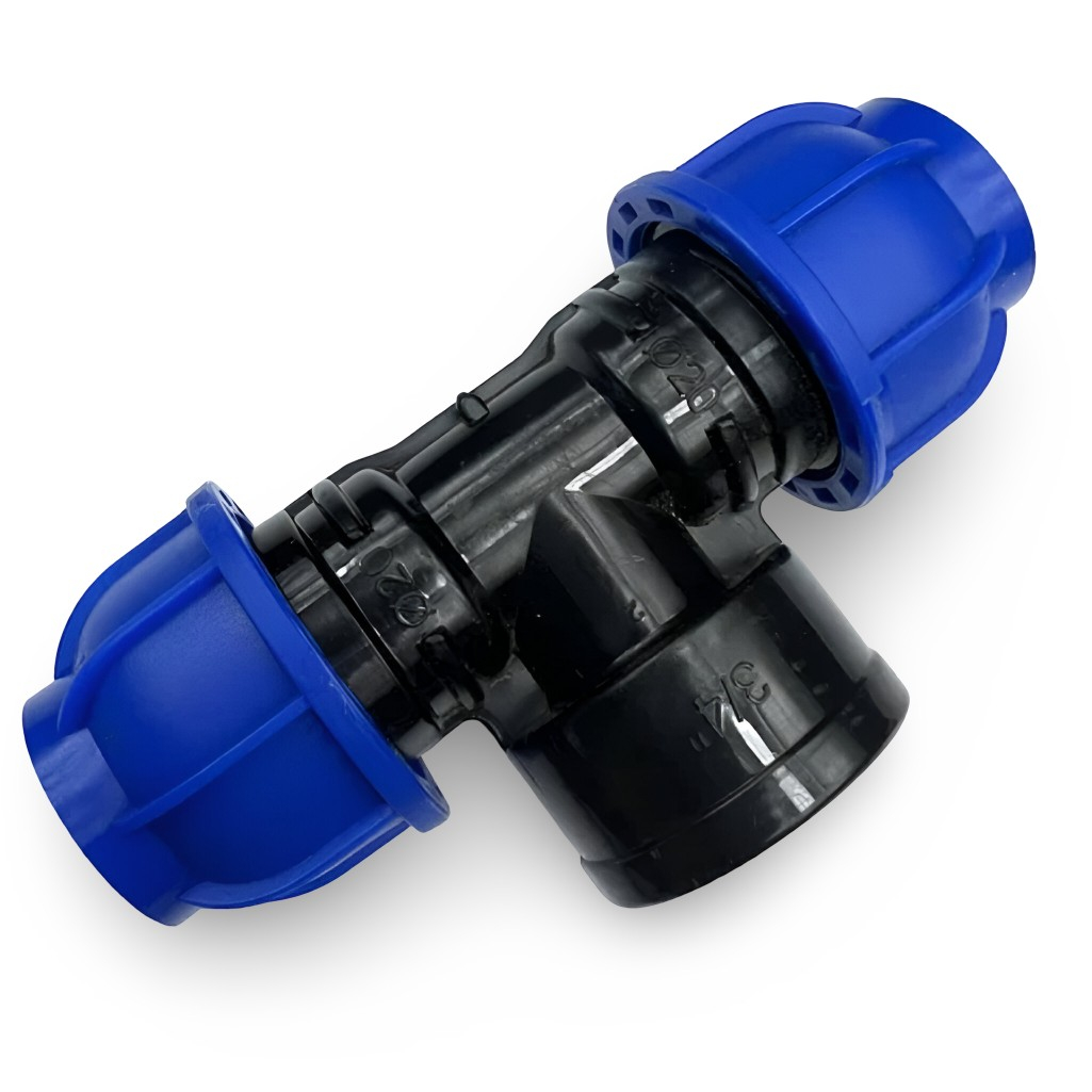 Тройник для труб ПНД 20х3/4