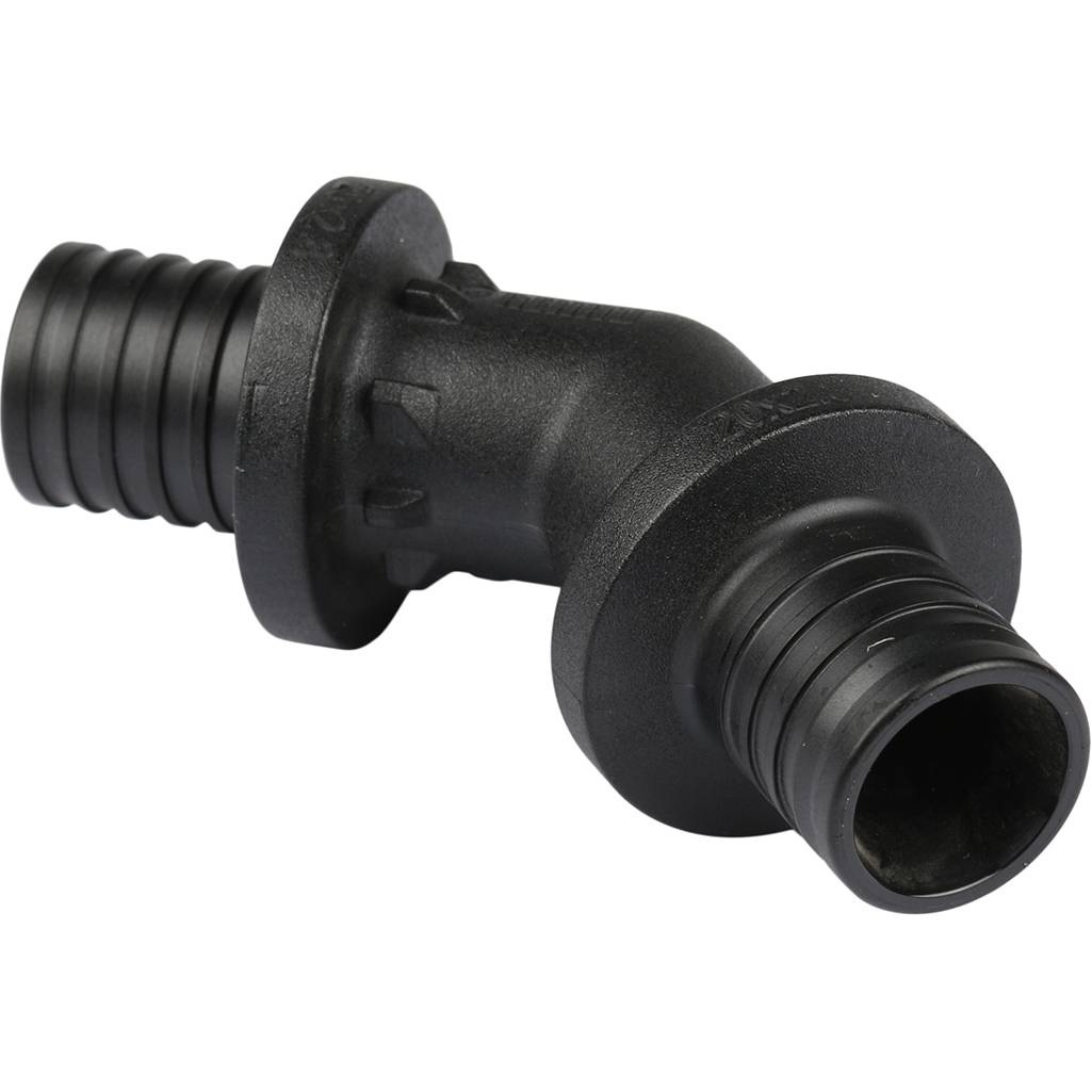 Угольник 45 гр. аксиальный Rehau RAUTITAN PX, 20х20 мм, равнопроходной, для труб из сшитого полиэтилена 