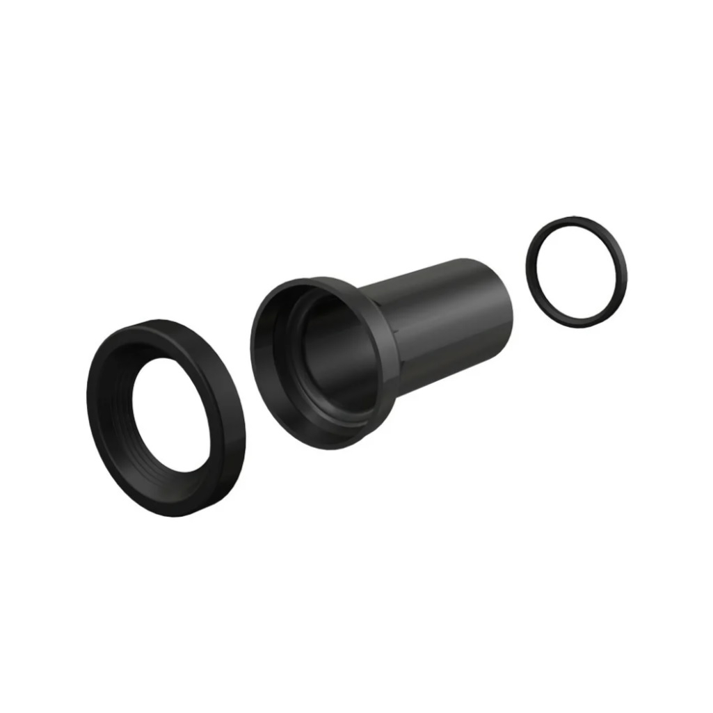 Переход для инсталляции AlcaPlast M902 с фановой трубой 90 мм, черный