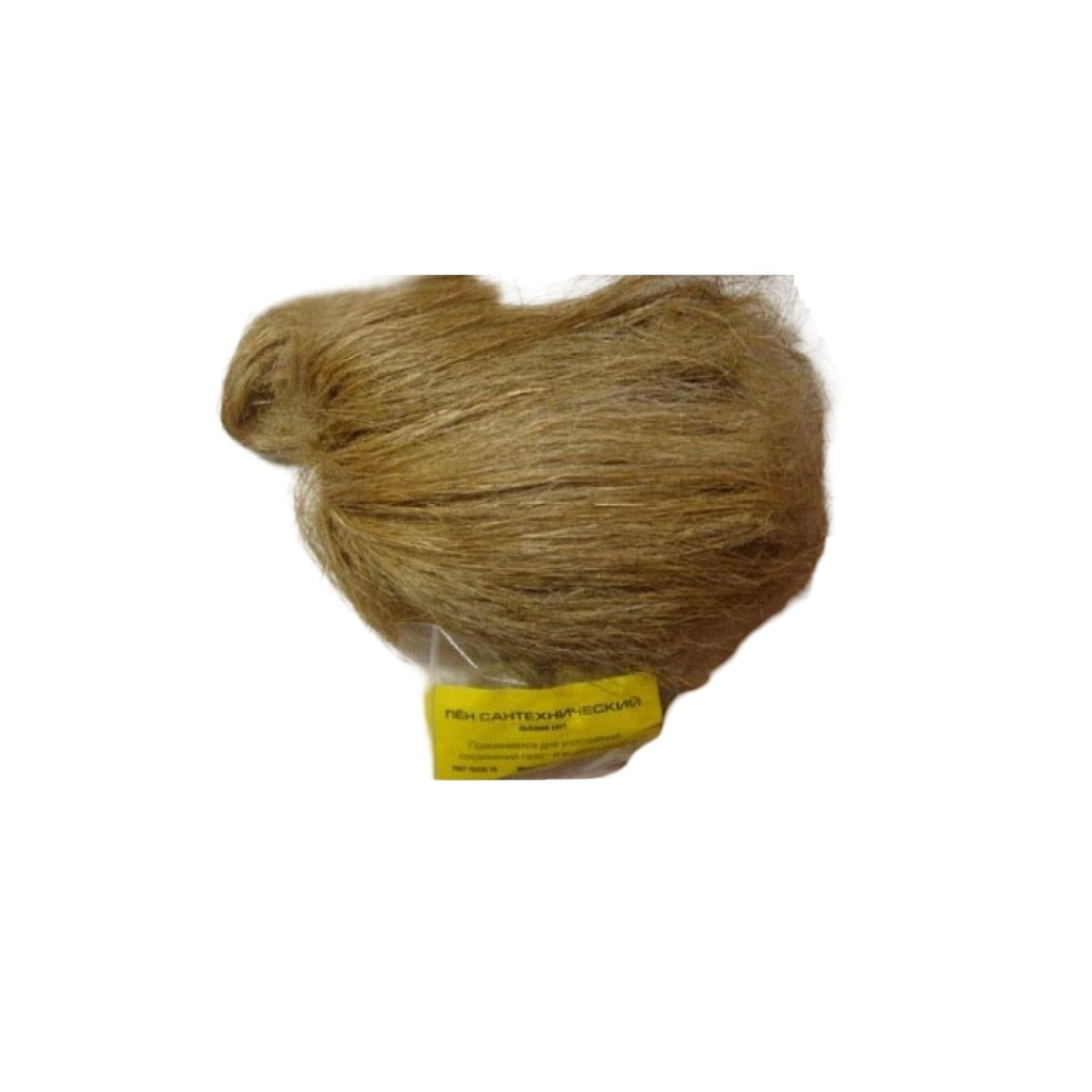 Лен сантехнический в пакетах СантехКреп 2.3.3, 100 г, для водоснабжения и газоснабжения 