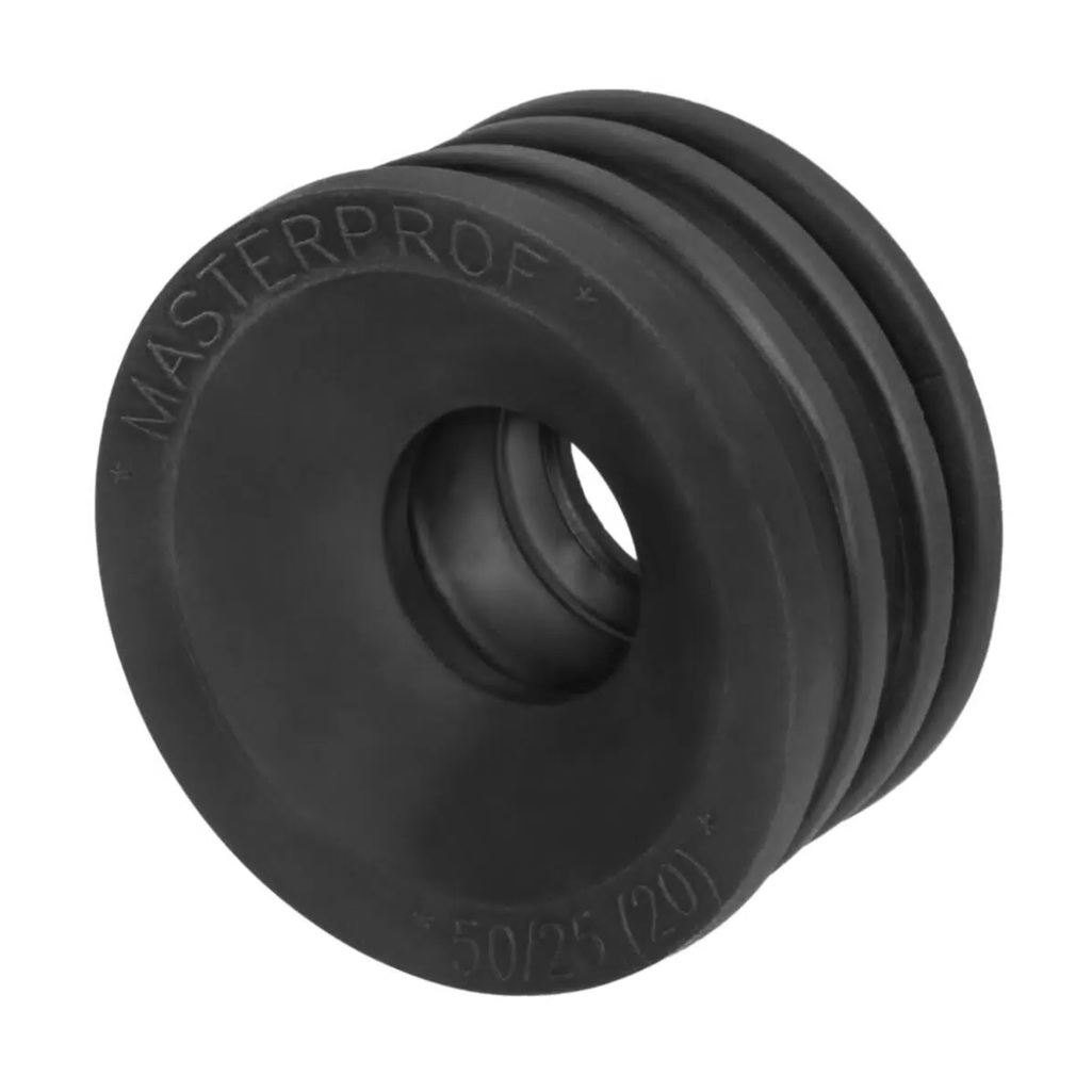 Манжета для канализации Masterprof, термоэластопласт, 25х50 мм, черная