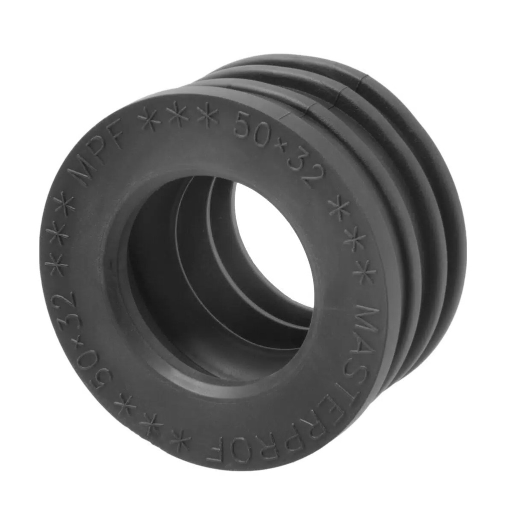 Манжета для канализации Masterprof, термоэластопласт, 32х50 мм, черная