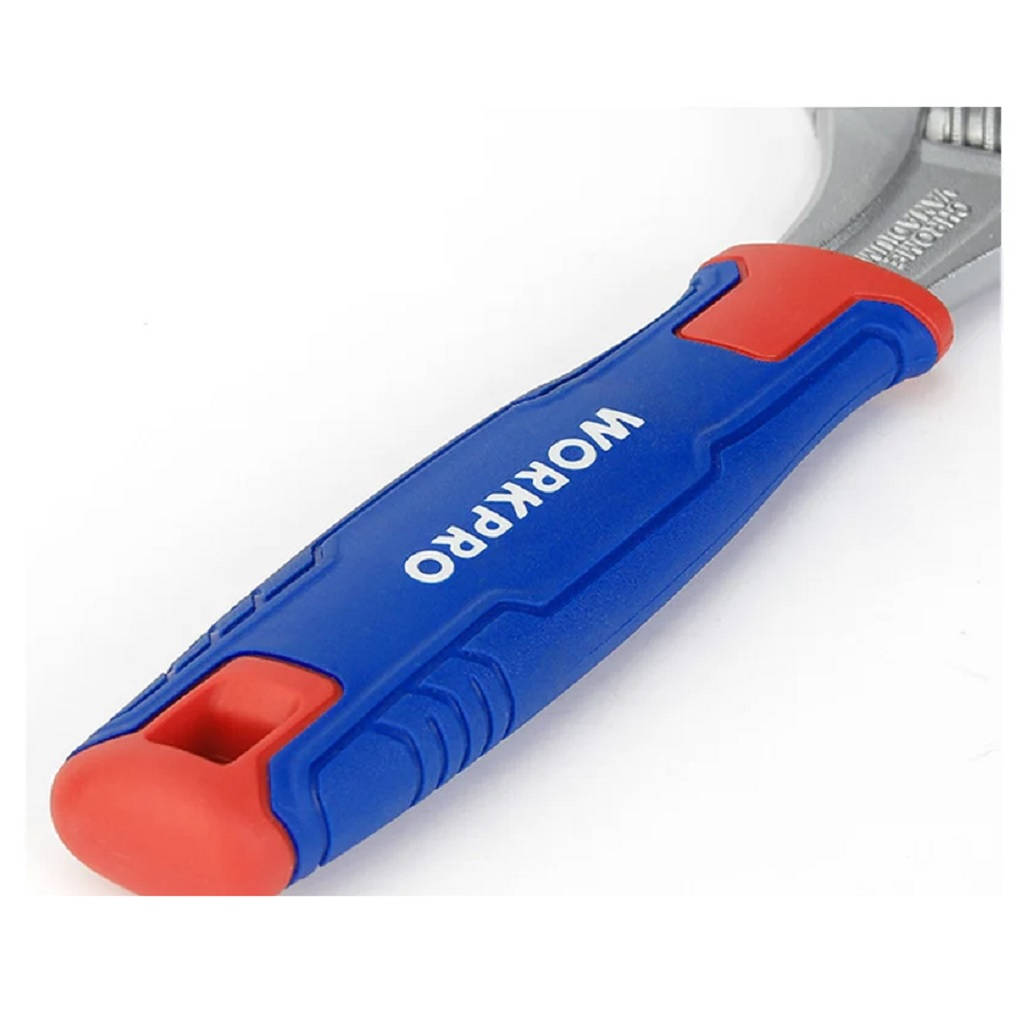 Ключ разводной Workpro WP272014, надежный хват, эргономичные рукоятки, 200 мм