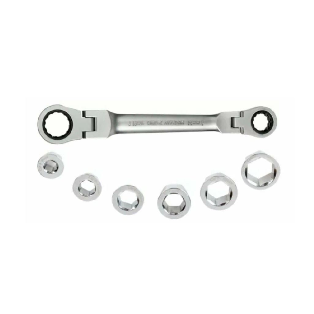 Ключ гаечный Workpro WP202569 универсальный, поворотный 8-17 мм