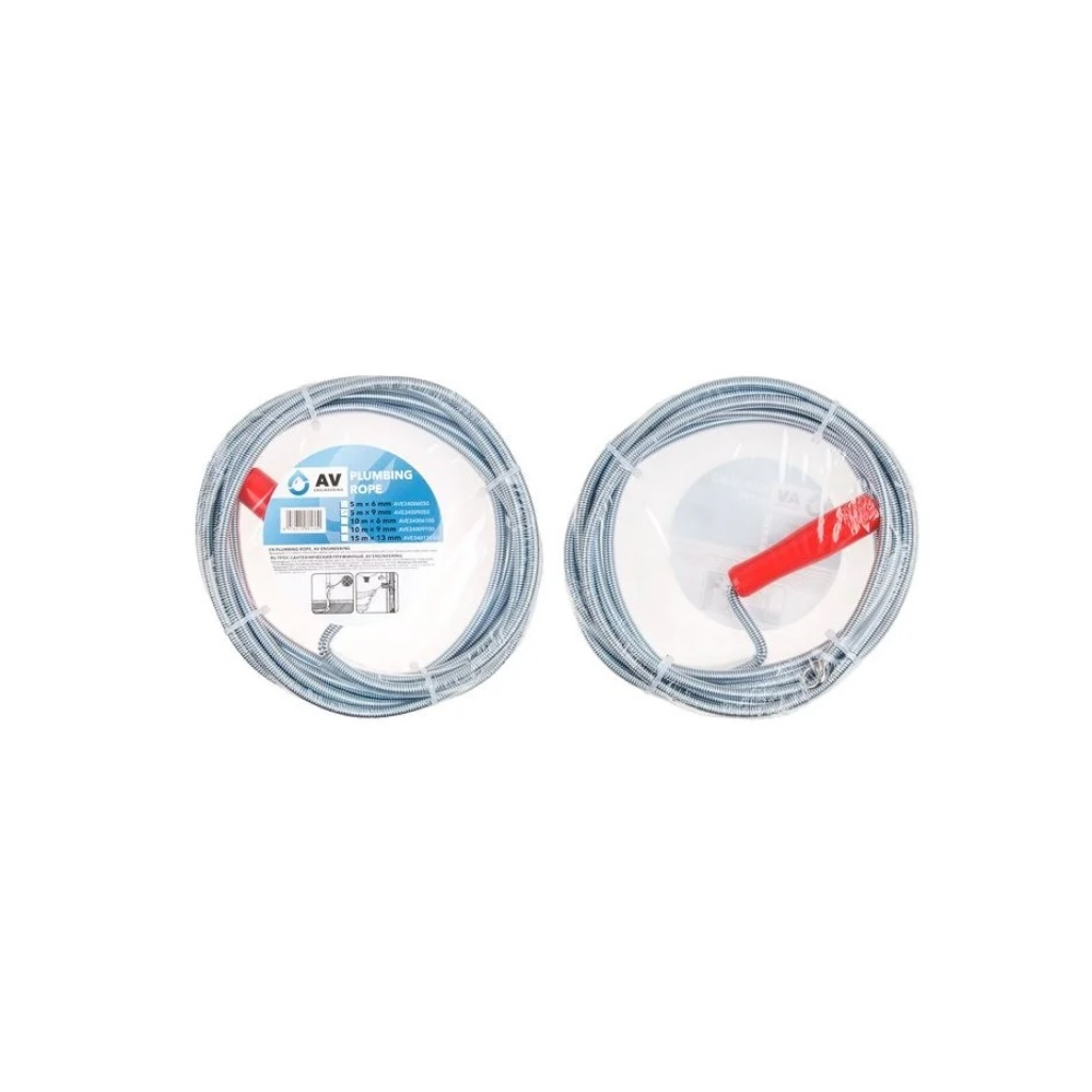 Трос сантехнический пружинный AV Engineering AVE34009050, диаметр 9 мм, длина 5 м 