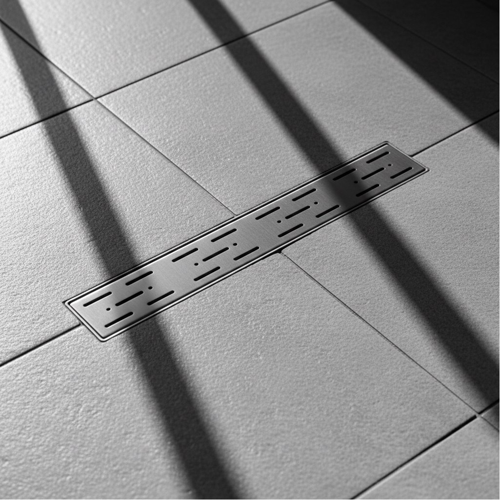 Душевой трап AV Engineering AVE5016540 из нержавеющей стали, цвет серый, 63х400 мм