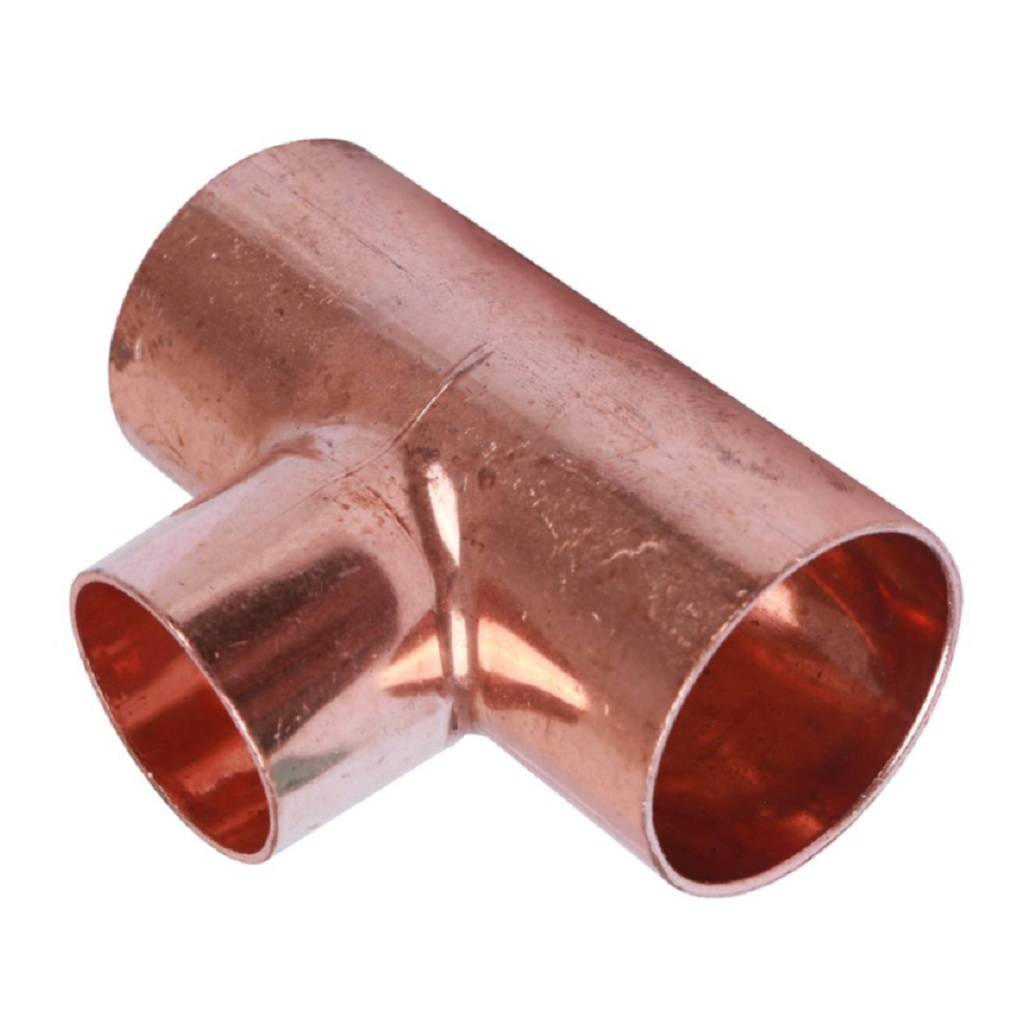 Тройник под пайку Viega 35х28х35 мм, переходной, для медных труб