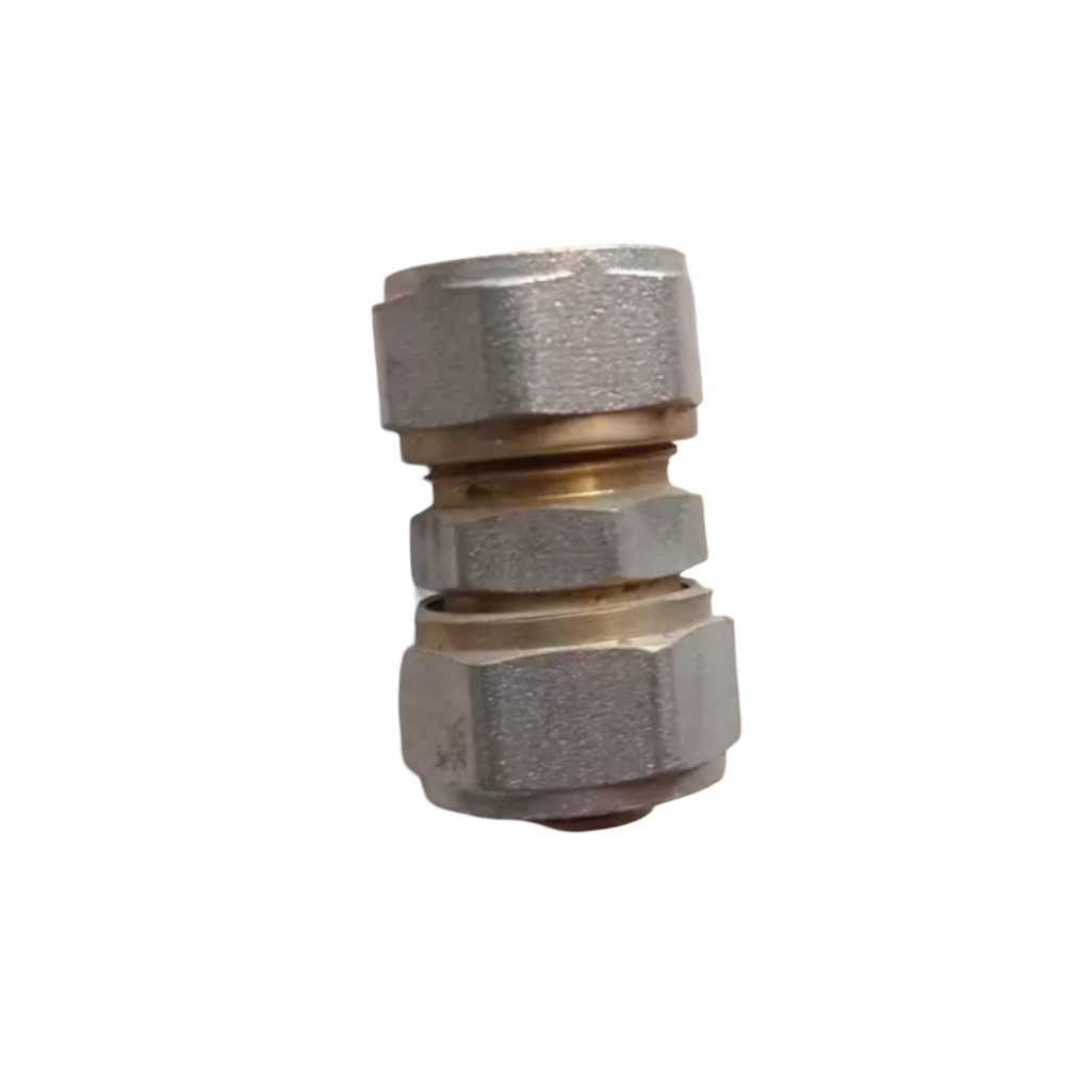 Муфта обжимная Frap F301.1616, 16х16 мм, равнопроходная, цанговое соединение, для металлопластиковых труб