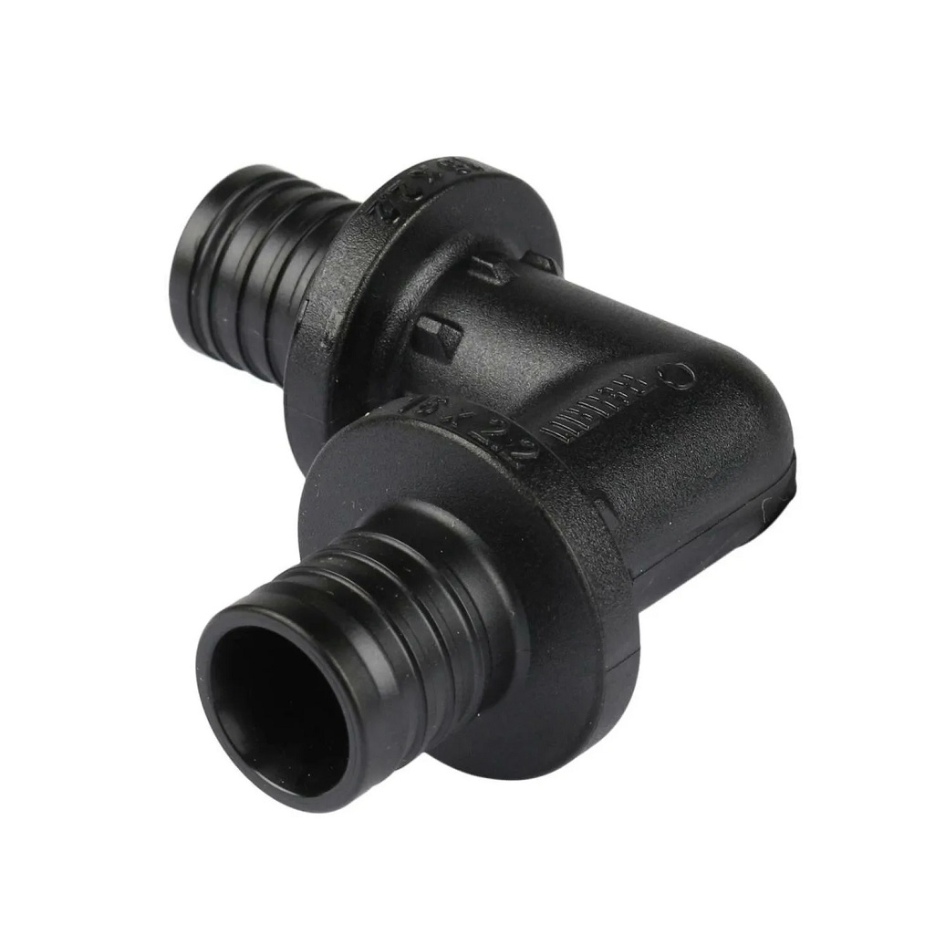 Угольник 90 гр. аксиальный Rehau RAUTITAN PX, 20х20 мм, равнопроходной, для труб из сшитого полиэтилена