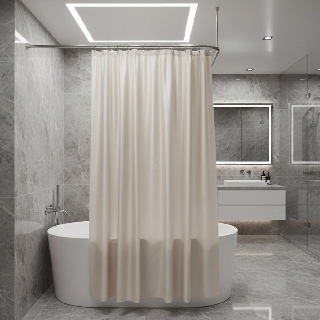 Штанга для ванной Iddis Elegante 050A200I14, угловая, алюминий, 90-180 см, хром