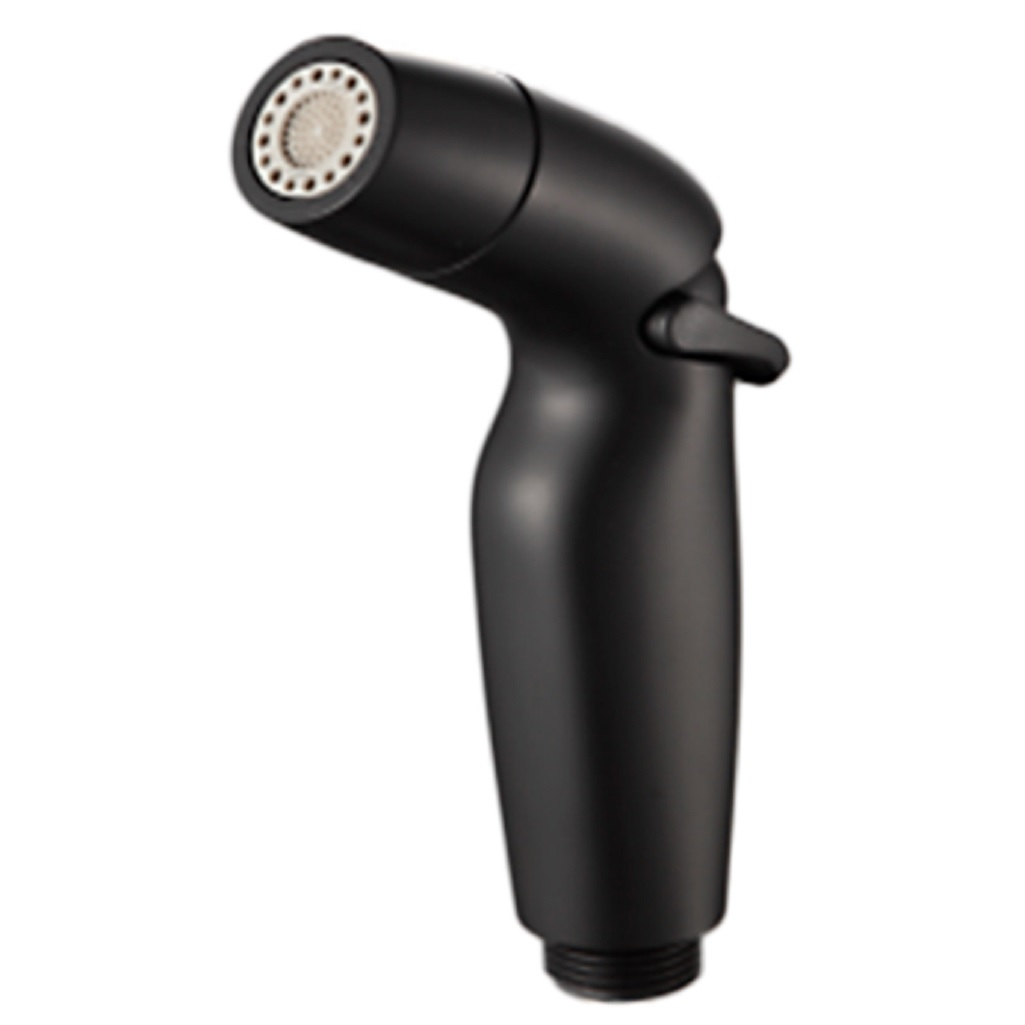 Лейка для душа Gappo G37-6, гигиеническая, матовая, круг, черный