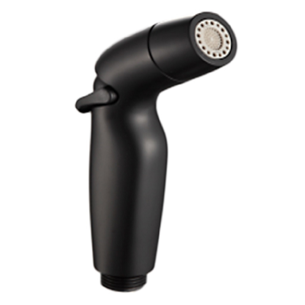 Лейка для душа Gappo G37-6, гигиеническая, матовая, круг, черный