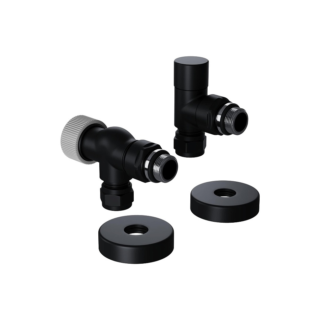 Набор термостатический осевой Royal Thermo Design Pro RATVXO11215BL, 15 мм, М30х1.5, черный