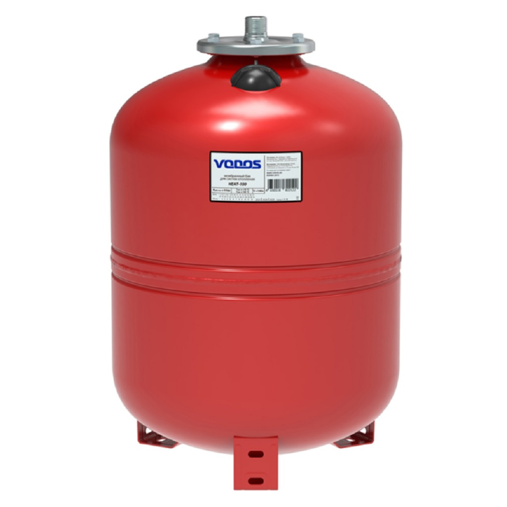 Бак расширительный Vodos Heat VS00210, для системы отопления 100 л, 5 бар, вертикальная установка