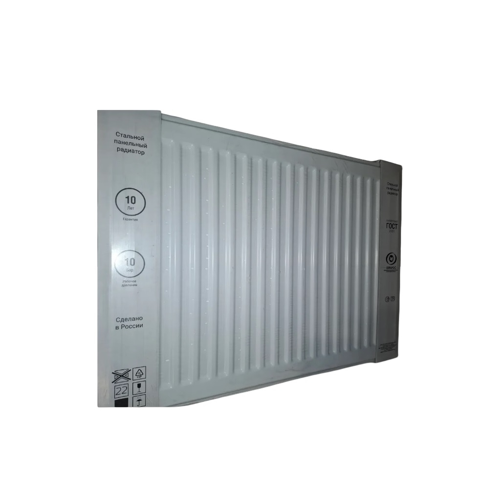 Радиатор панельный Royal Thermo Ventil Compact VC22-300-400, Rall 9016, сталь